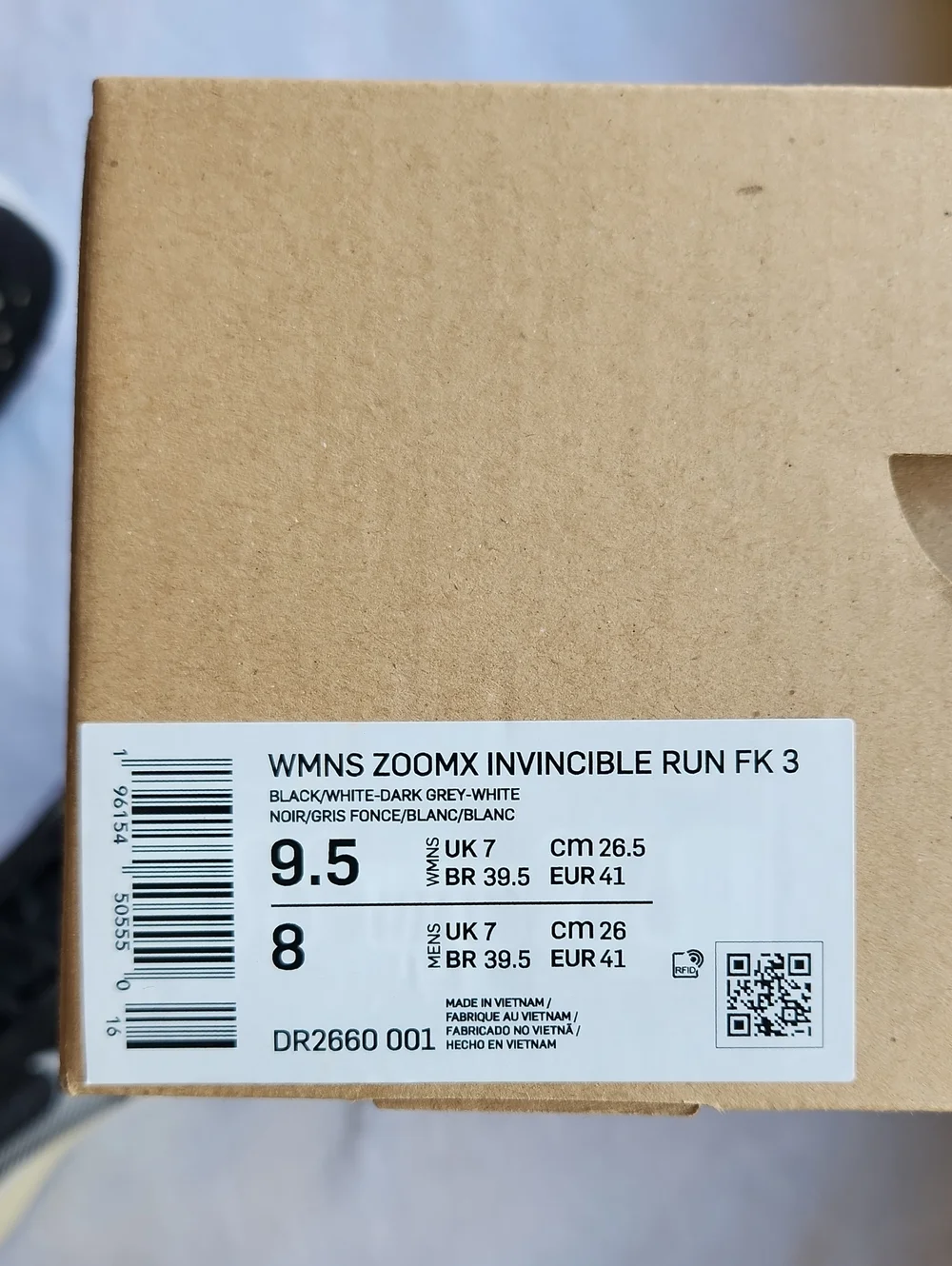 Nike Zoomx INVINCIBLE RUN FK3